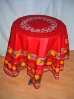 Zitronen Tischdecke Acryl beschichtet