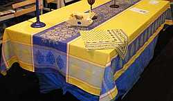 Jacquard Tischdecke Caprice jaune