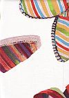 BUNT33B Espadrille multi allover BESCHICHTET